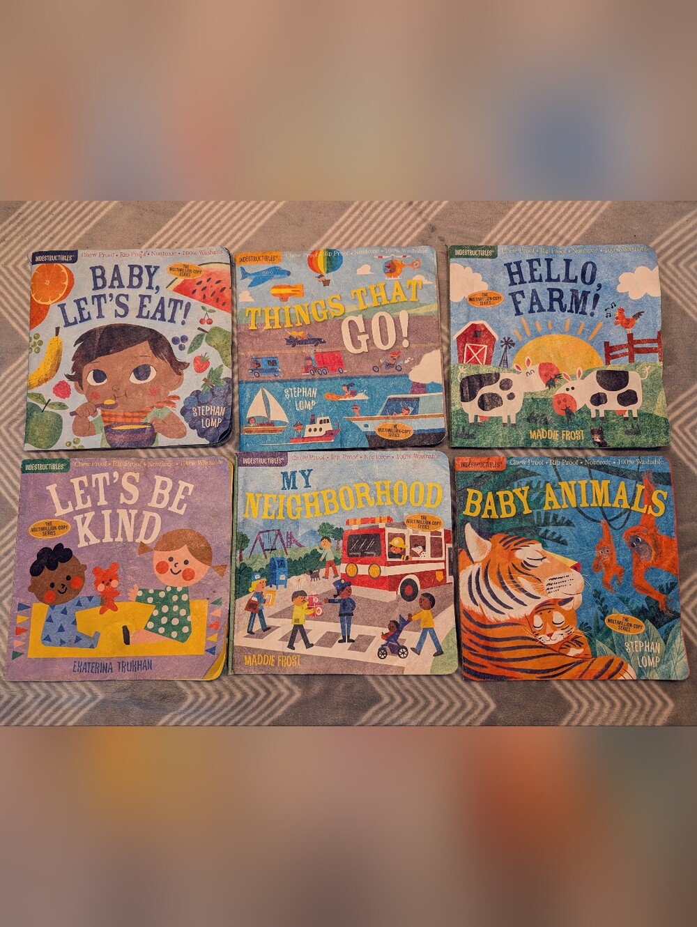4 for 25🔥 GUC Indestructibles Baby Books (6)